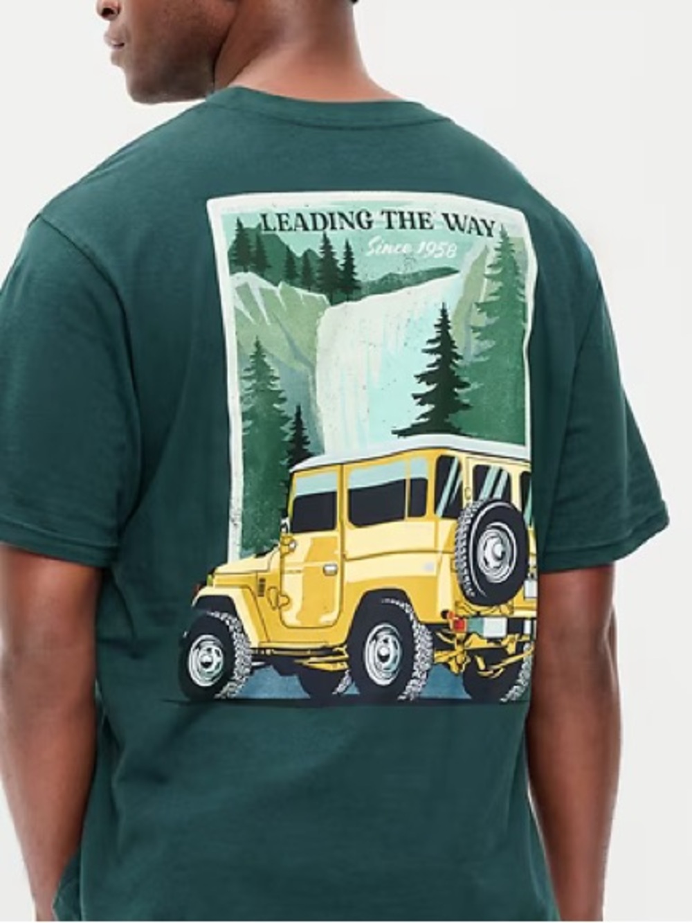 Old Navy Toyota Landcruiser FJ Men's T-shirt - Sz Med NWT! Overlanding Camping